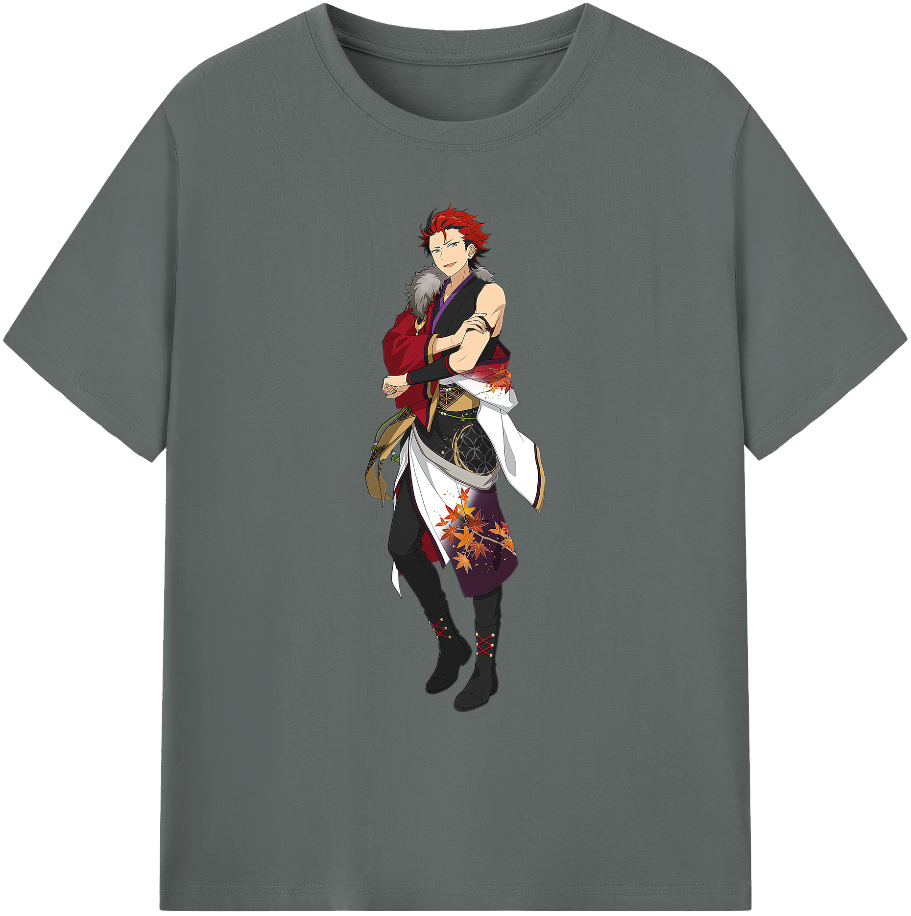 （画像用） あんさんぶるスターズ! Ensemble Stars 綿100％ メンズ半袖Tシャツ｜肌触りやわらか＆通気性